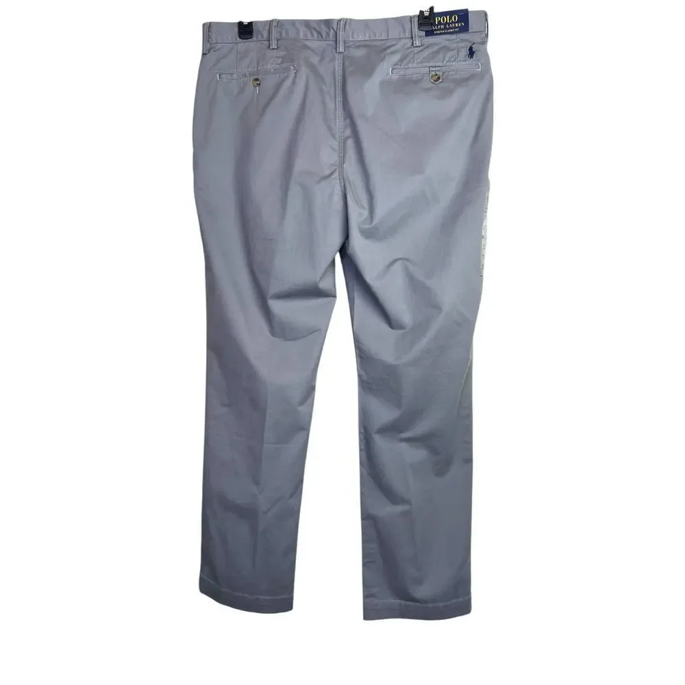 POLO Ralph Lauren Chinos Stretch Classic Fit in Gray Men's 40W 34L